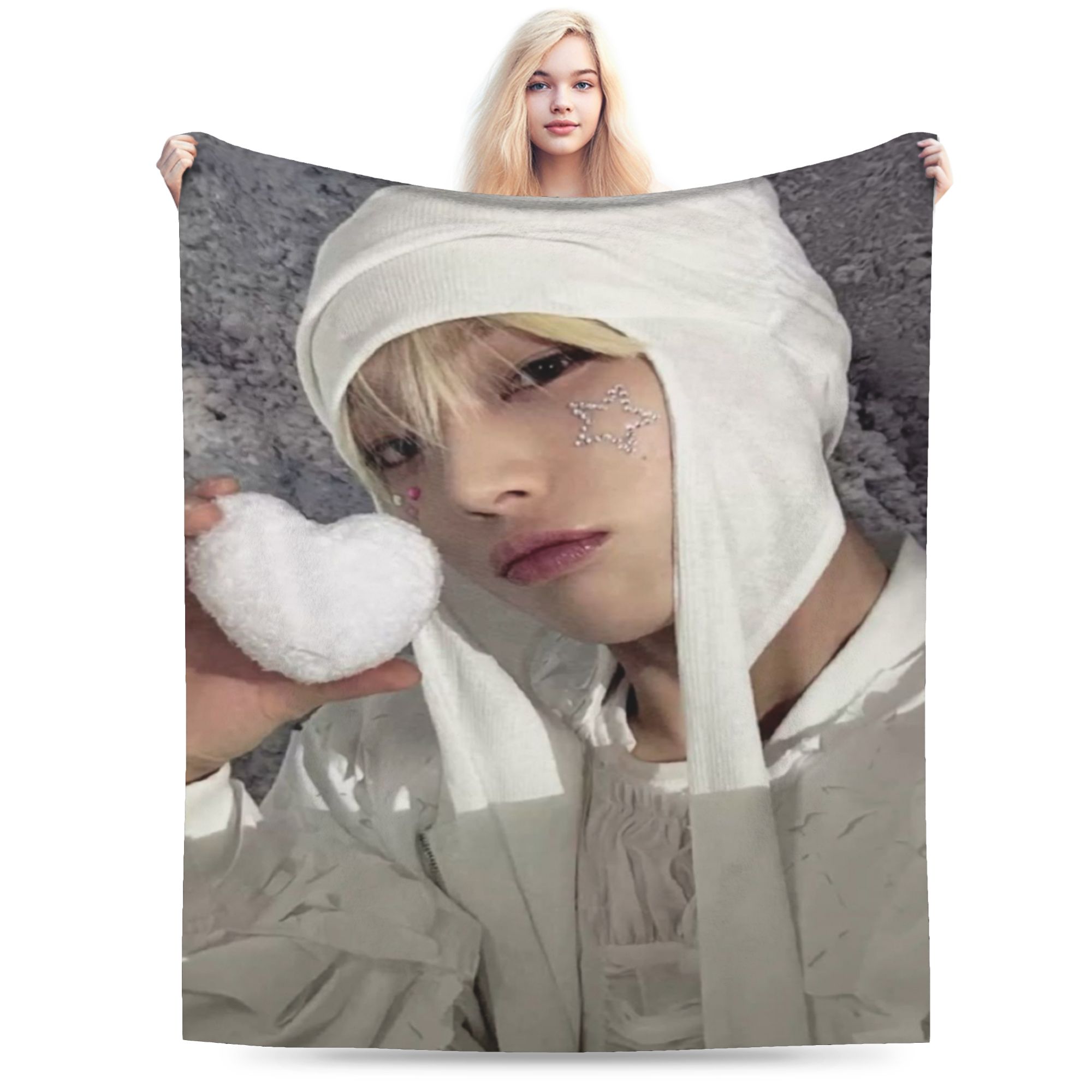 Cashmere Throw Blanket - Coperta Morbida S-SUNOO Sunshine per Soggiorno,