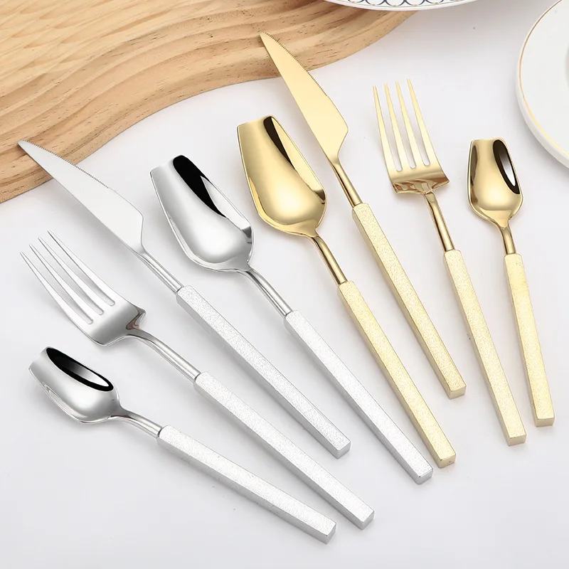 Gold Plated Cutlery - Set di posate di lusso da