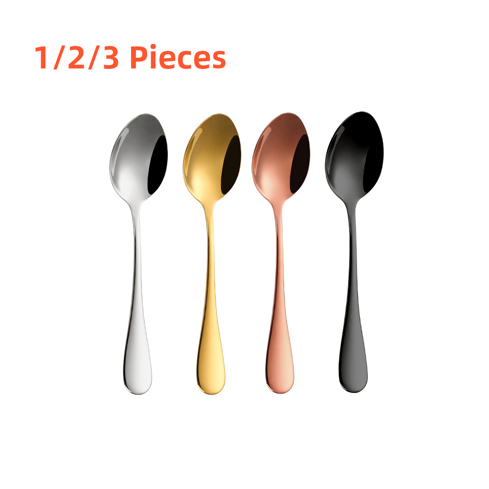 Gold Plated Cutlery - 1/2/3 Pezzi Oro Mescolando Cucchiaini In