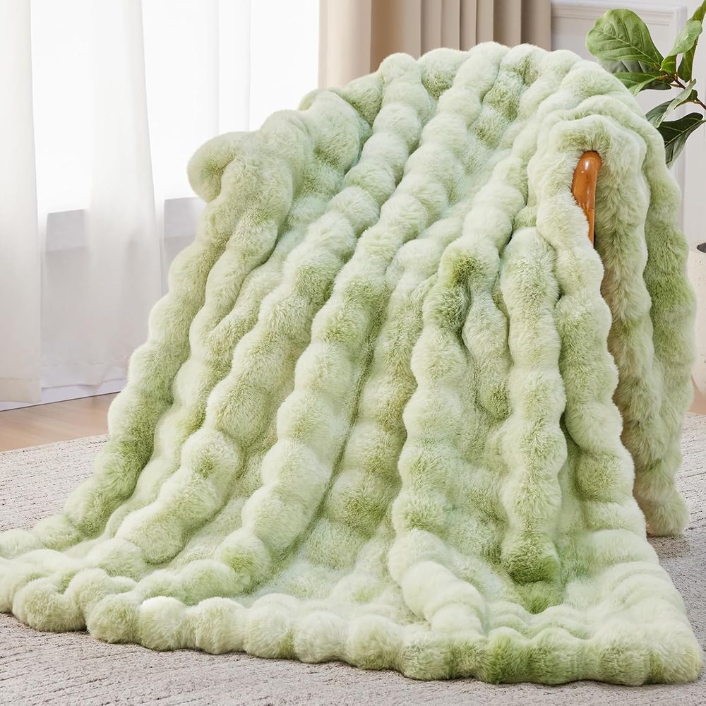 Cashmere Throw Blanket - Coperta da tiro in pelliccia sintetica,