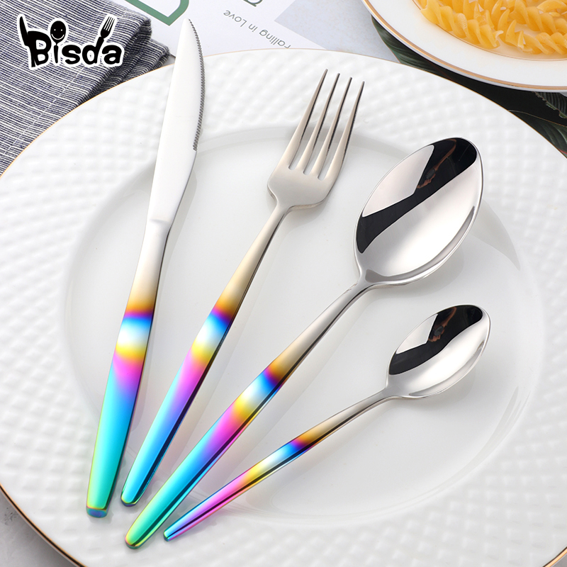 Set di posate arcobaleno Set d - Gold Plated Cutlery recensione e prezzo