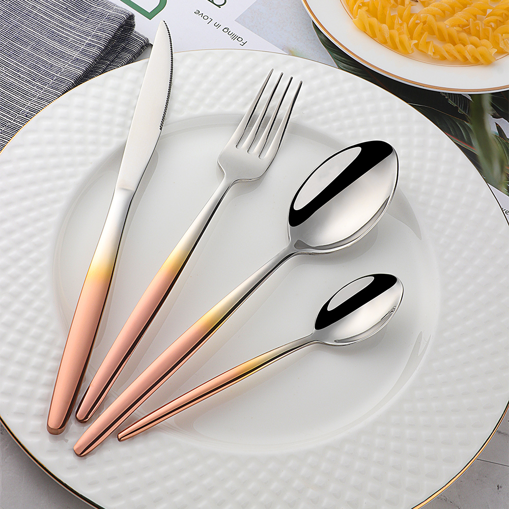 Set di posate arcobaleno Set d - Gold Plated Cutlery recensione e prezzo
