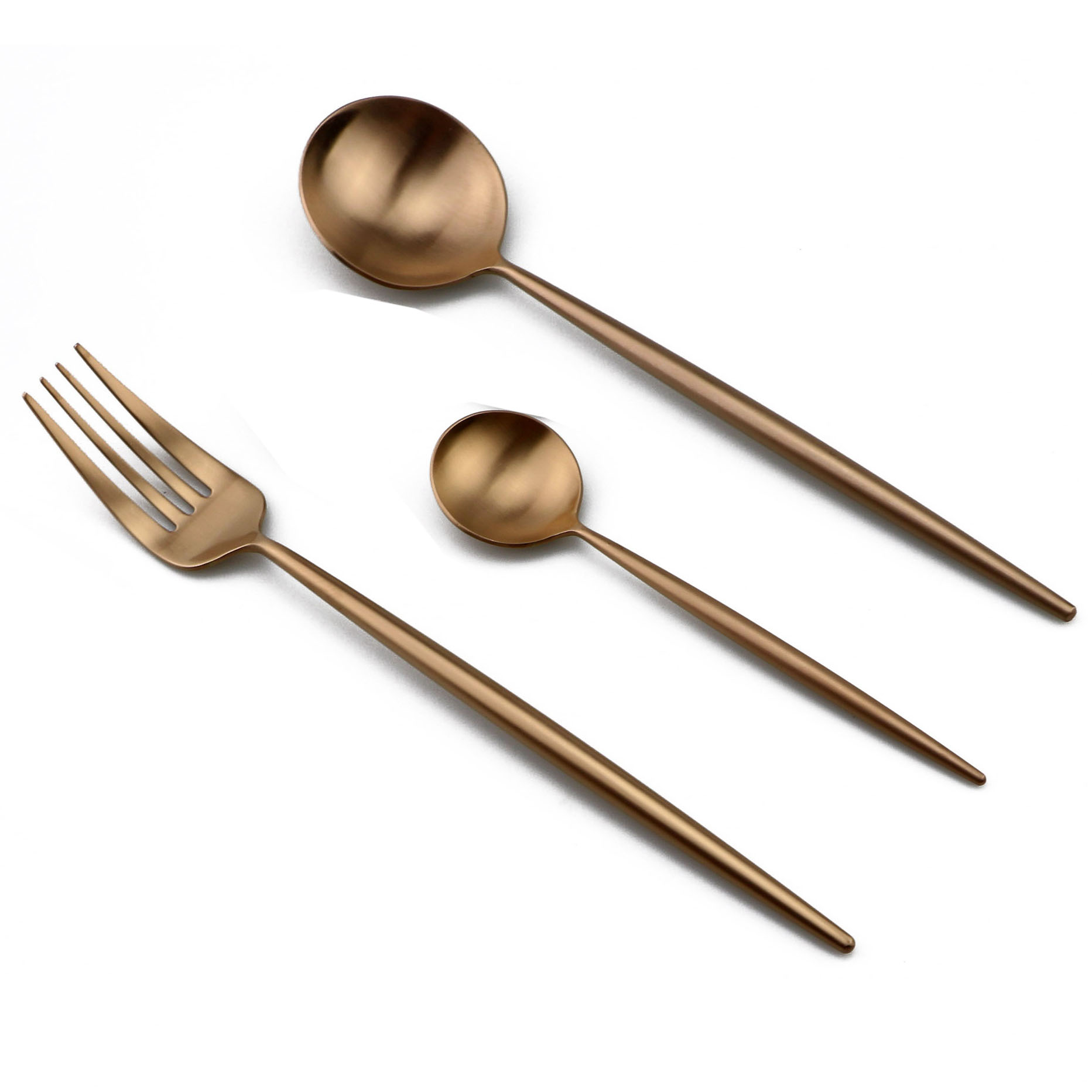 24-pz Set di posate in oro ros - Gold Plated Cutlery recensione e prezzo