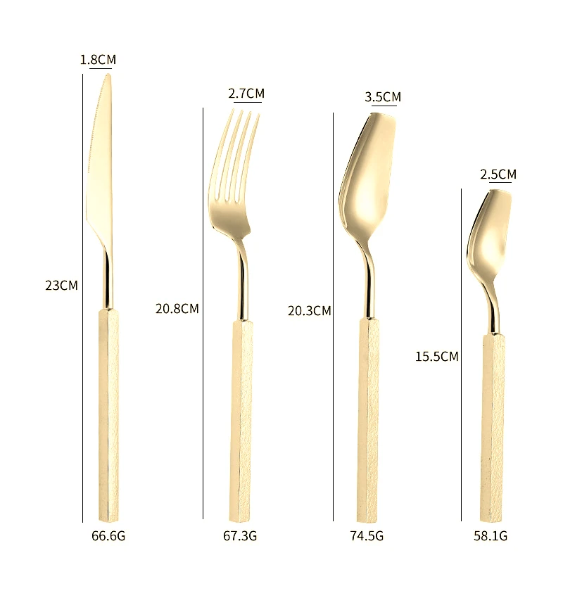 Set di posate di lusso da 4 pe - Gold Plated Cutlery recensione e prezzo