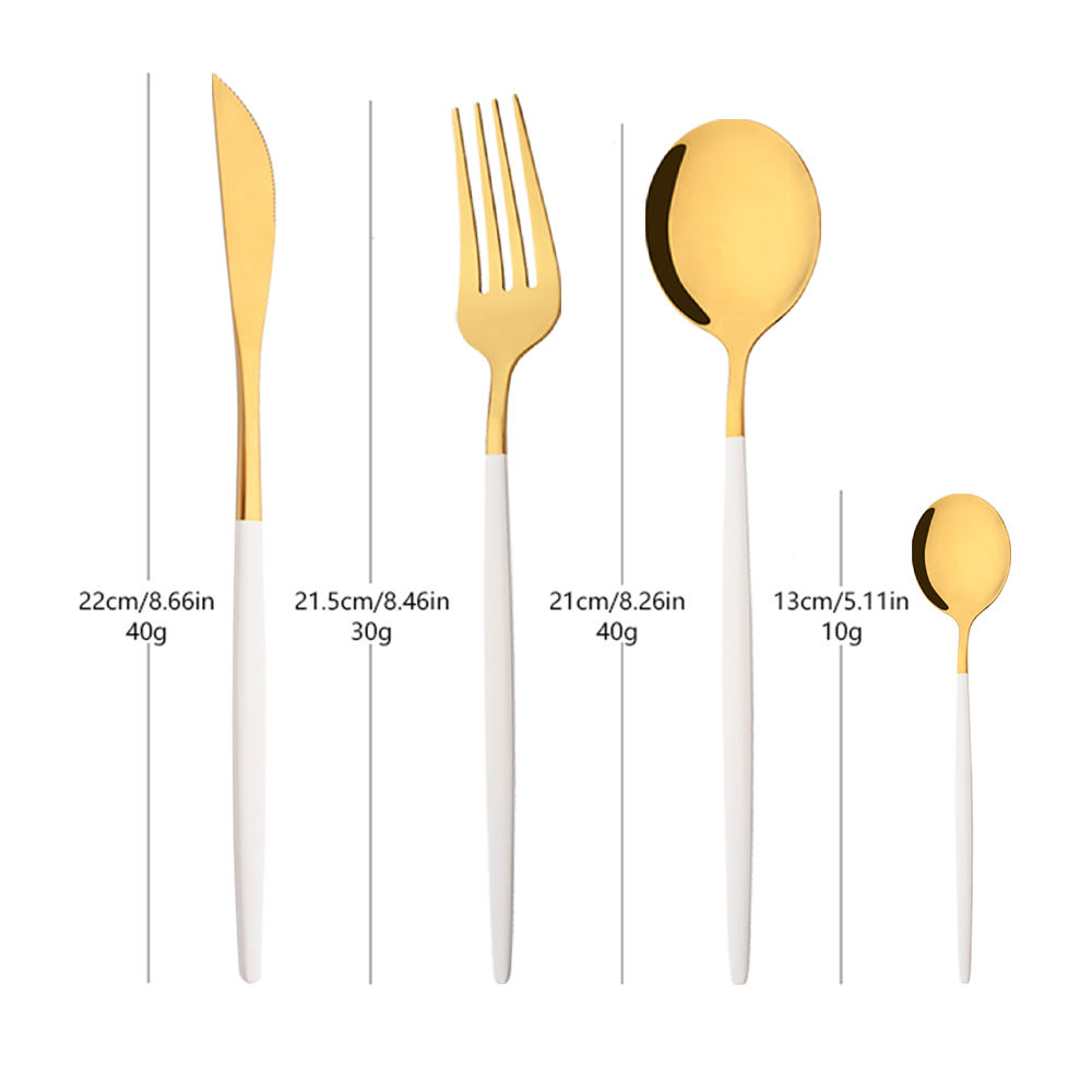 16/24/32/48 pezzi stoviglie in - Gold Plated Cutlery recensione e prezzo