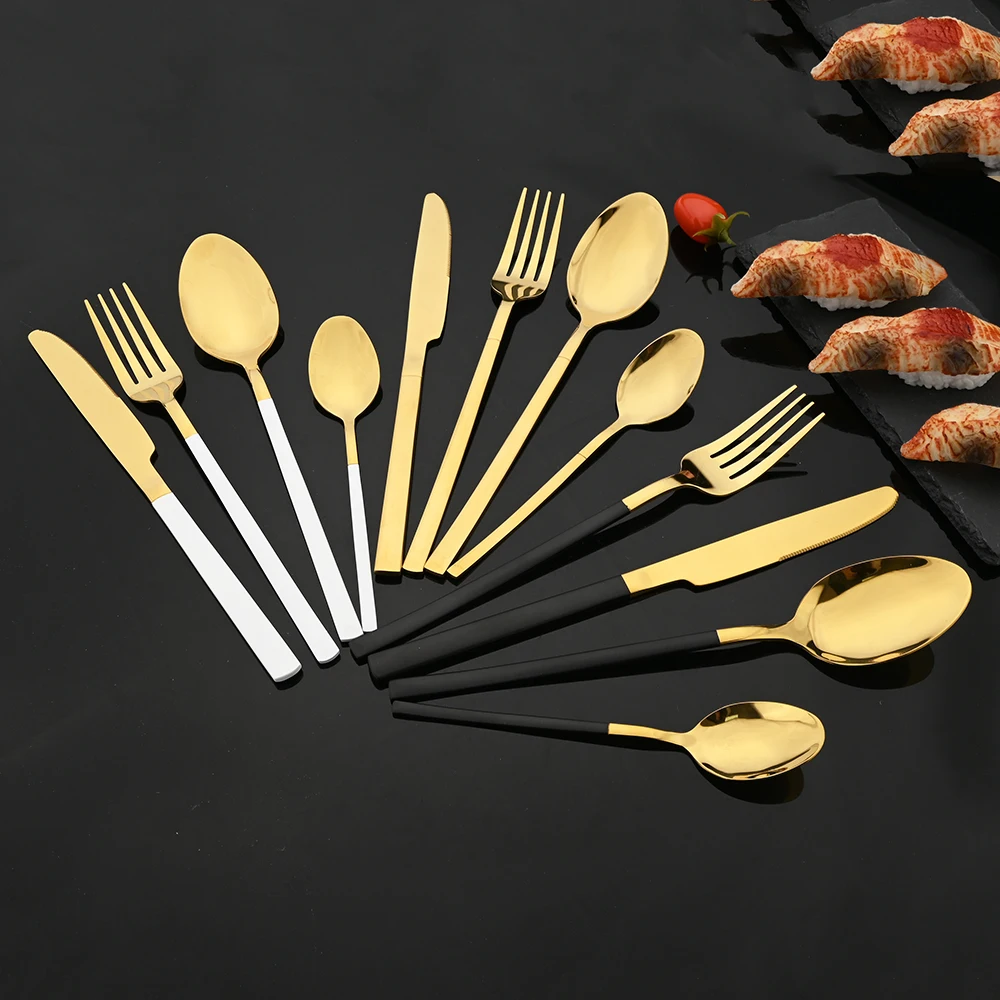 16 pezzi set di posate in oro  - Gold Plated Cutlery recensione e prezzo