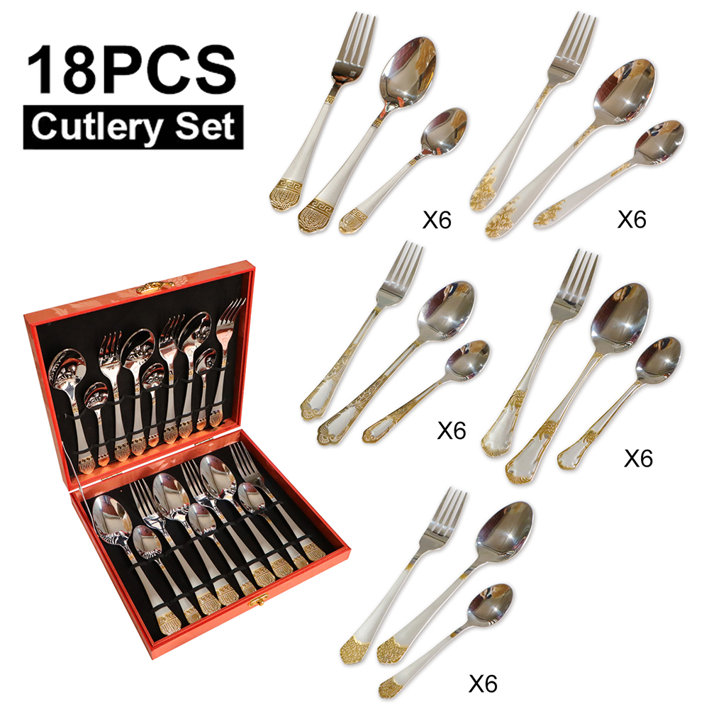 Set di posate da 18 pezzi Set  - Gold Plated Cutlery recensione e prezzo