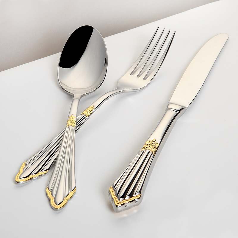 Placcato oro Posate Set 24 pz  - Gold Plated Cutlery recensione e prezzo