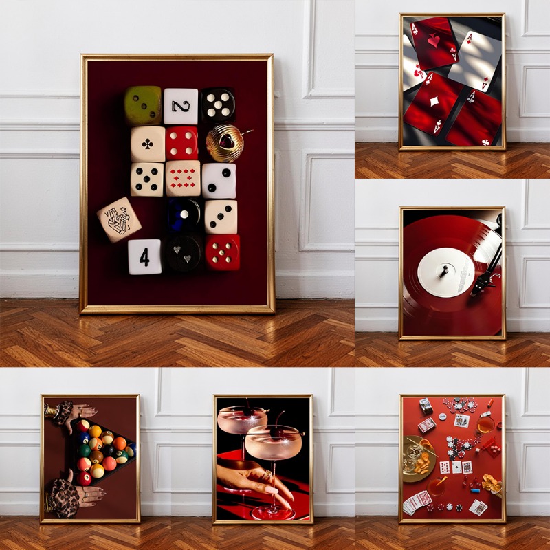 Poster Retrò con Dadi da Poker - Luxury Lifestyle Furniture recensione e prezzo