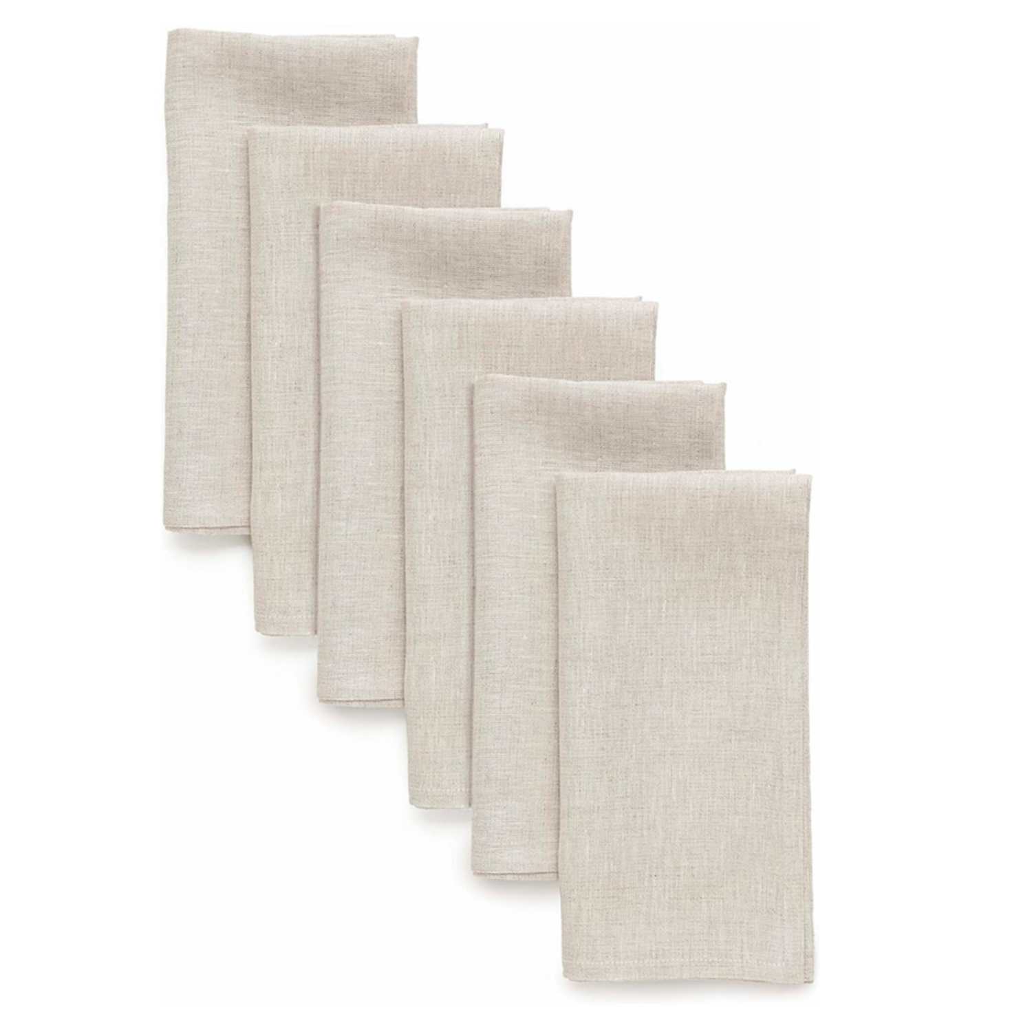 Tovagliolo naturale da 6 pezzi - Linen Napkin Set recensione e prezzo