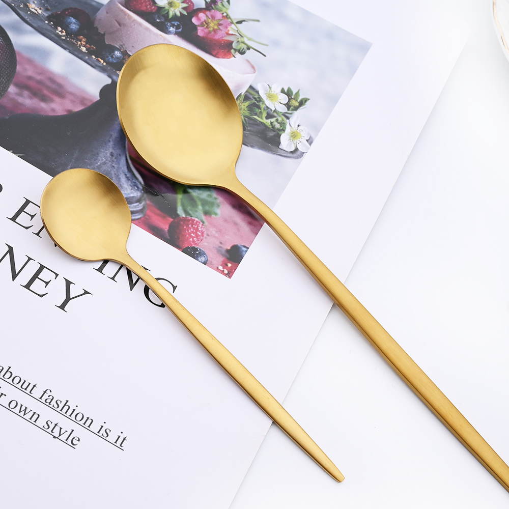 Drmfiy Manico nero Set di stov - Gold Plated Cutlery recensione e prezzo