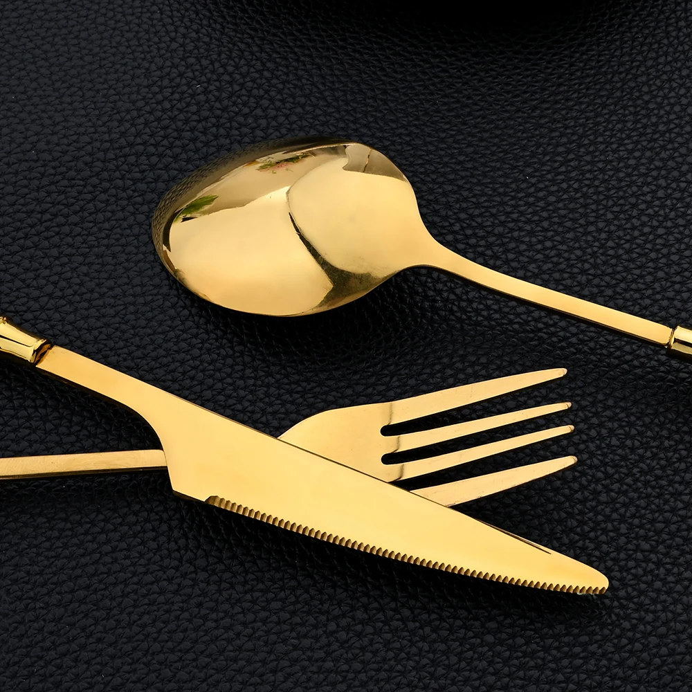 16 pezzi set da tavola set di  - Gold Plated Cutlery recensione e prezzo