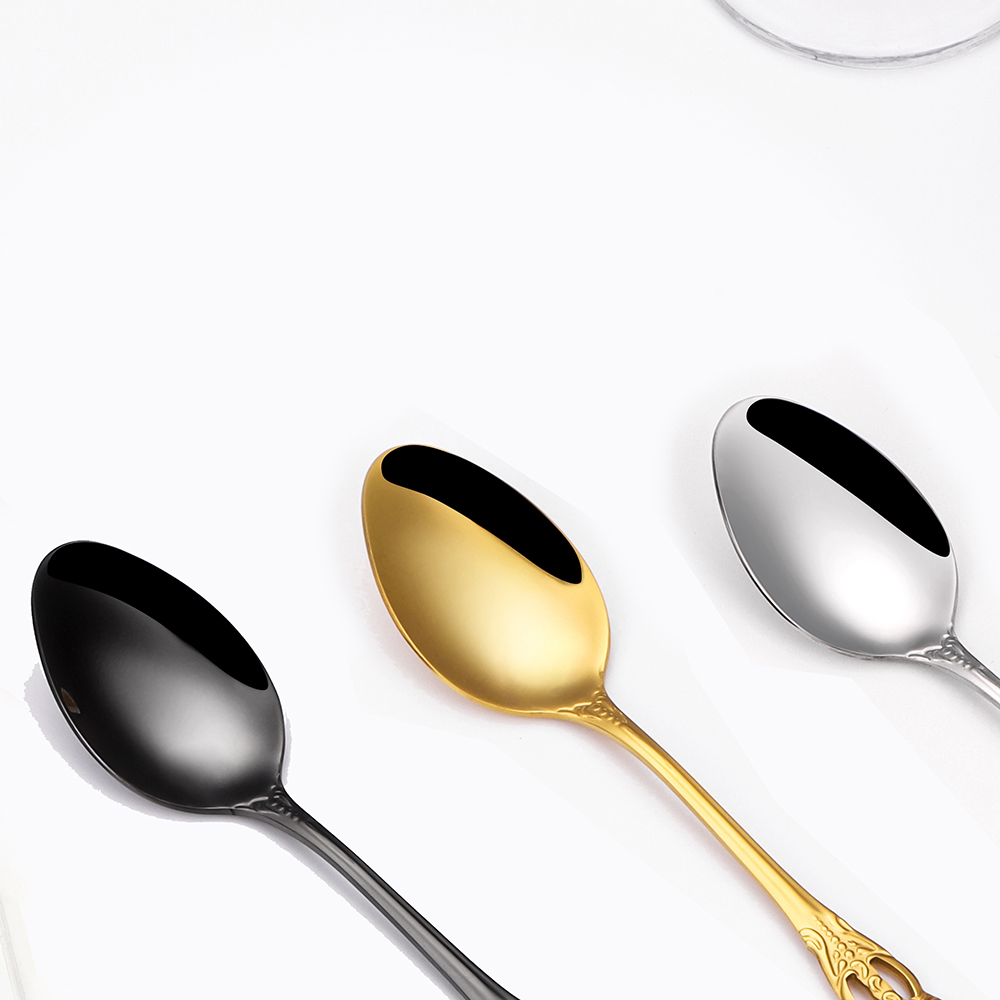 2/4/6/12 pz oro cucchiai da De - Gold Plated Cutlery recensione e prezzo