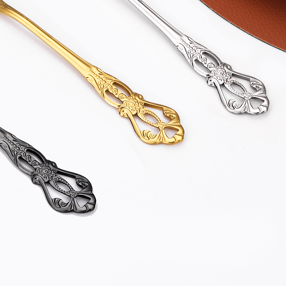2/4/6/12 pz oro cucchiai da De - Gold Plated Cutlery recensione e prezzo